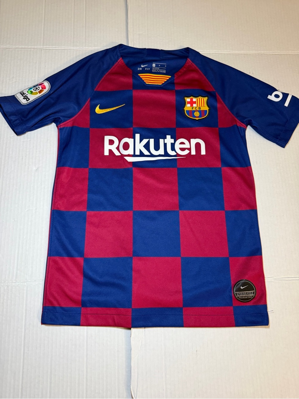 Nike FC Barcelona 2019/20 Home Jersey Youth Medium Blue Red Rakuten La Liga